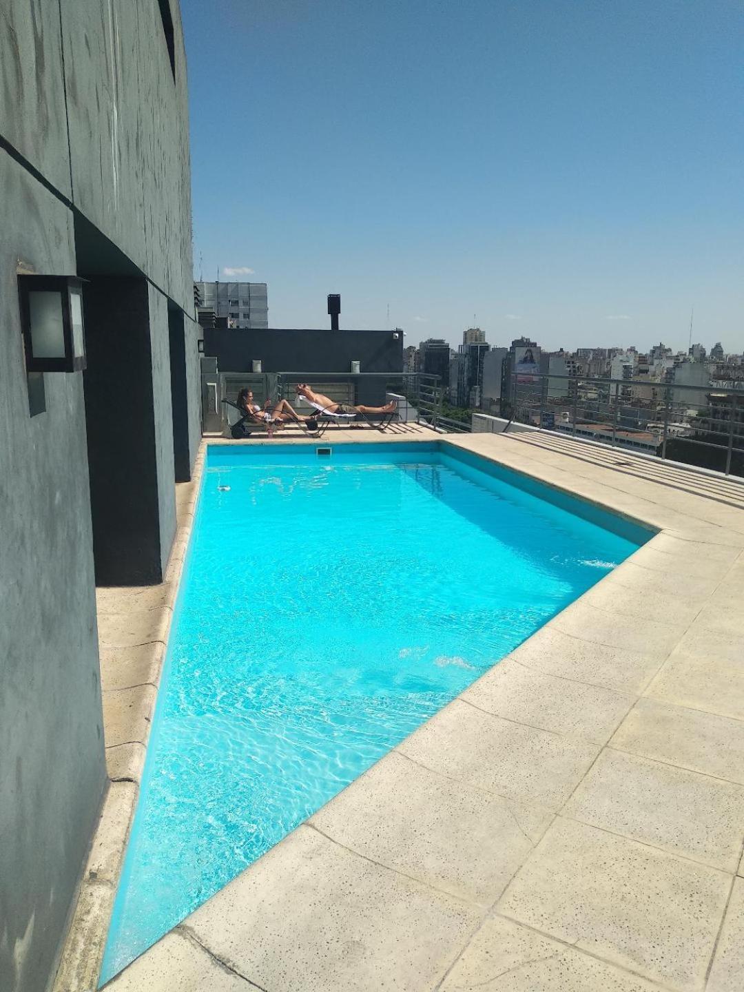 Apart 1013 Con Piscina Gimnasio Laundry Y Seguridad 24 Hs Buenos Aires Exterior photo